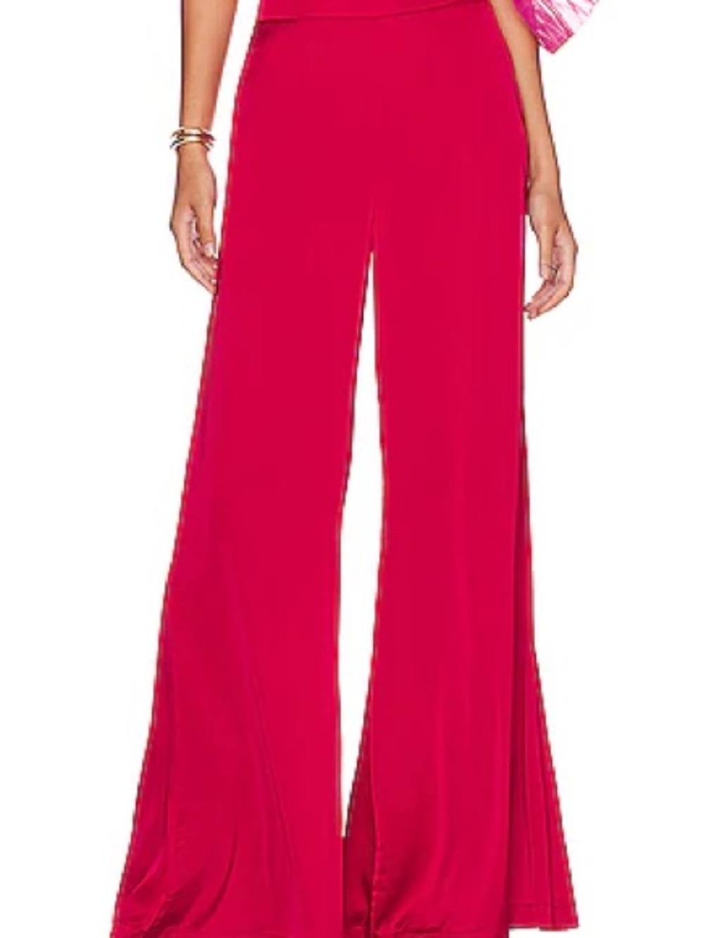 NWT Andrea Iyamah Ara Pants - Ruby